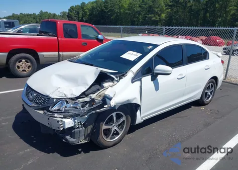 2015 Honda Civic Se из США, поврежденный, VIN 2HGFB2F77FH550967